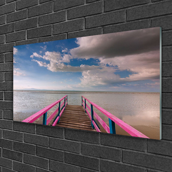 Highland Dunes Glass Print Wall Art 100X50cm Image Printed On Glass